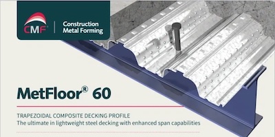 MetFloor 60 Composite Decking Profile Lightweight steel deck