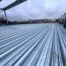 Steel Decking installed at a multi-storey building of steel frame