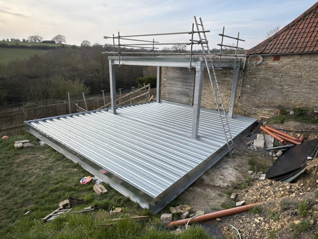 Steel Framework Farm Extension